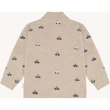 Hust & Claire - polo Stevie police cars - beige melange
