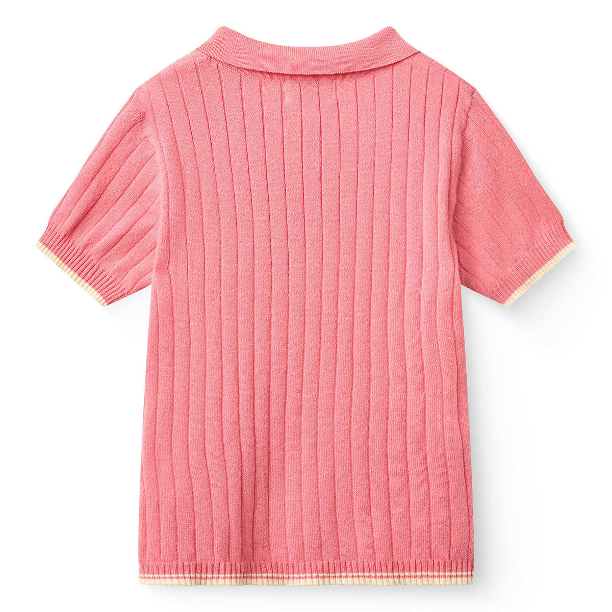 Copenhagen Colors - rib knit polo - pink