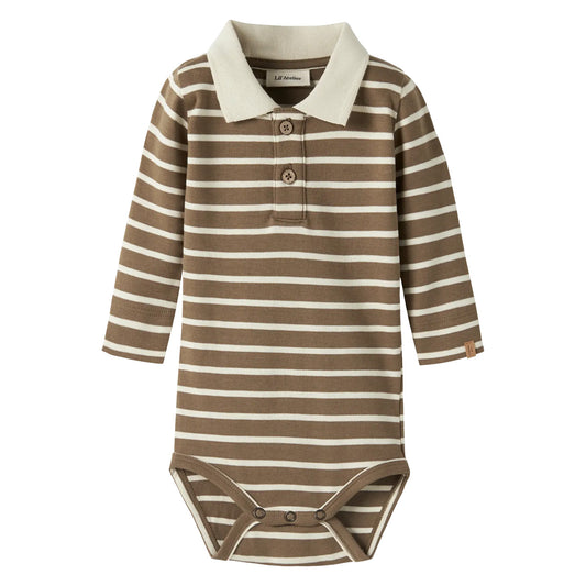 Lil'Atelier - polo body - kangaroo stripe