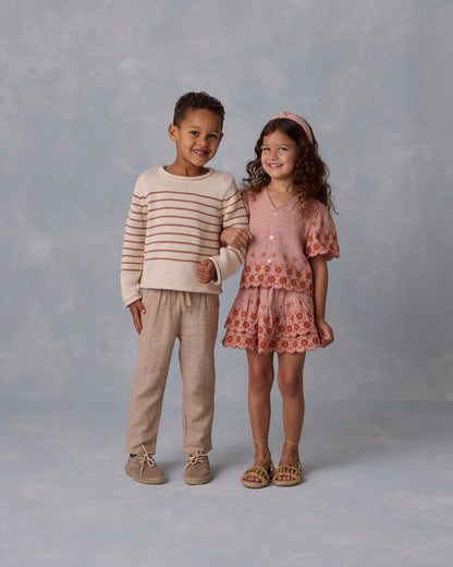 Rylee + Cru - top Cleo - poppy gingham