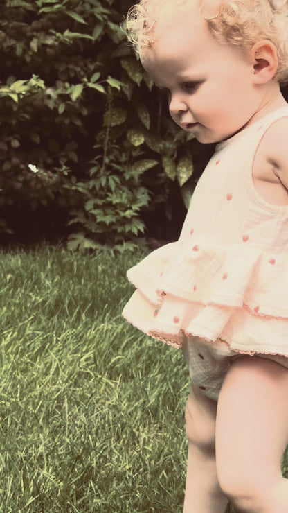 Lil'Atelier - muslin suit strawberry's - morganite pink