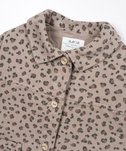 Play Up - twill overshirt - animal print