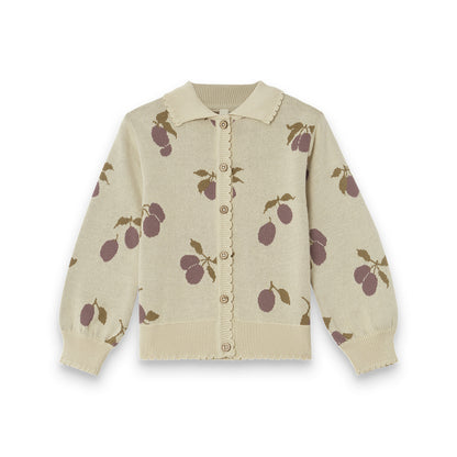 Knitted cardigan kid Prune - beige
