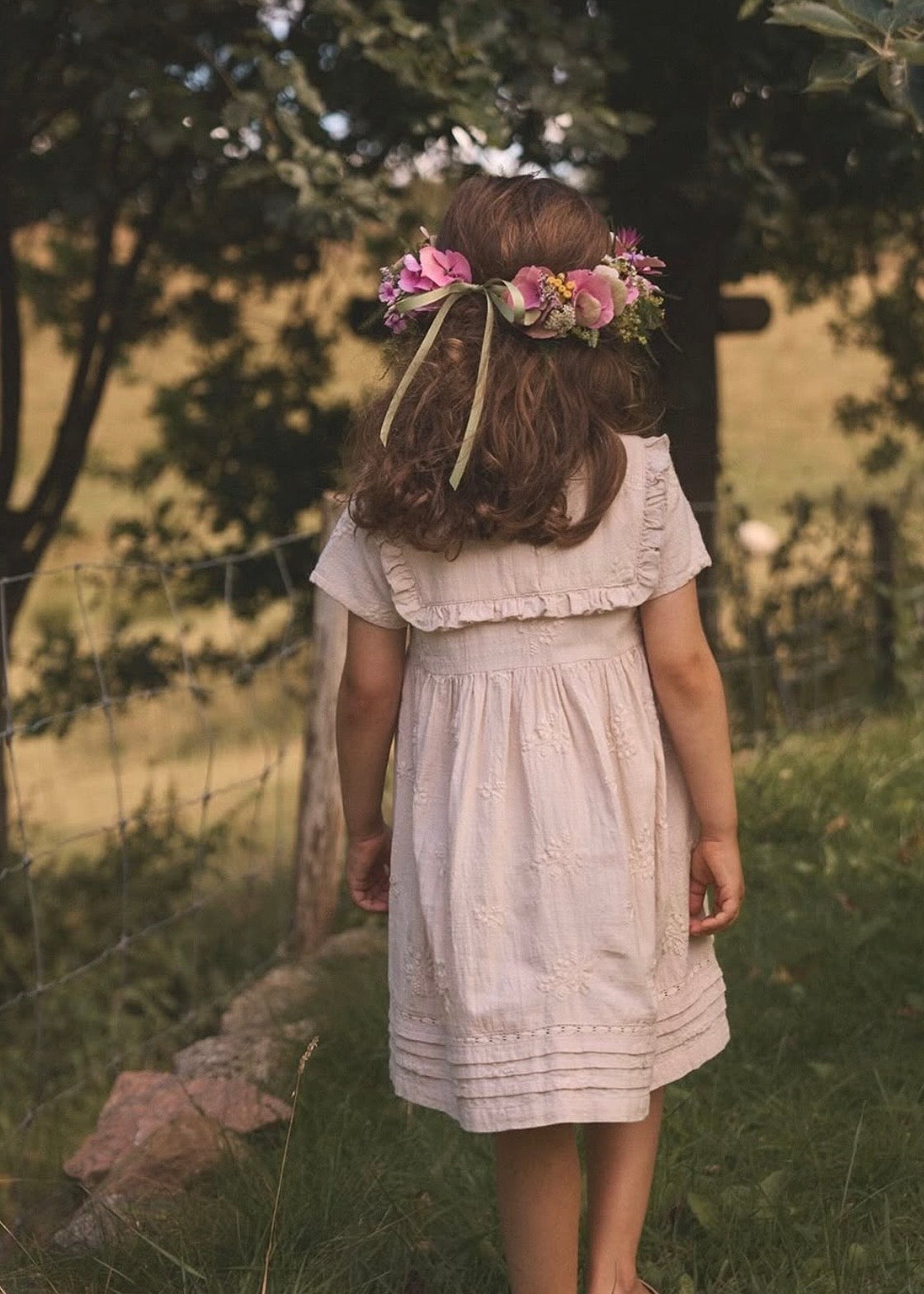 Lil'Atelier - woven dress - pumice stone beige