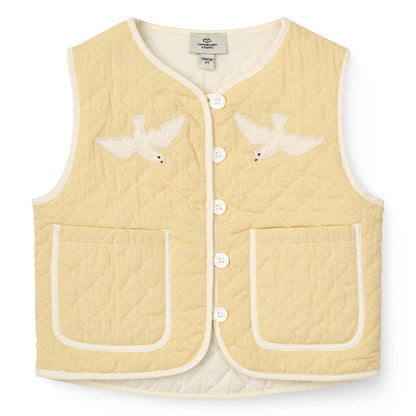 Copenhagen Colors - quilted vest - pale yellow
