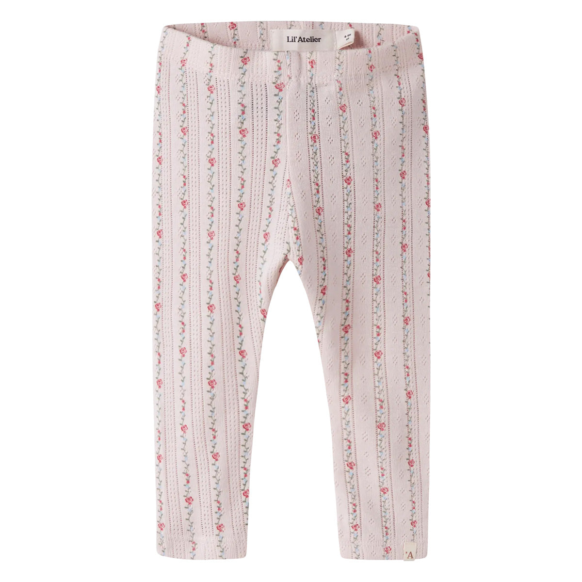 Lil'Atelier - ajour legging Rachello - morganite flower