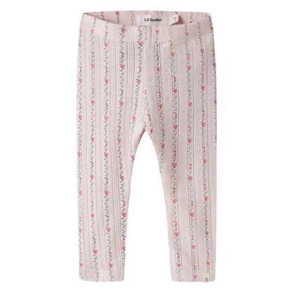 Lil'Atelier - ajour legging Rachello - morganite flower