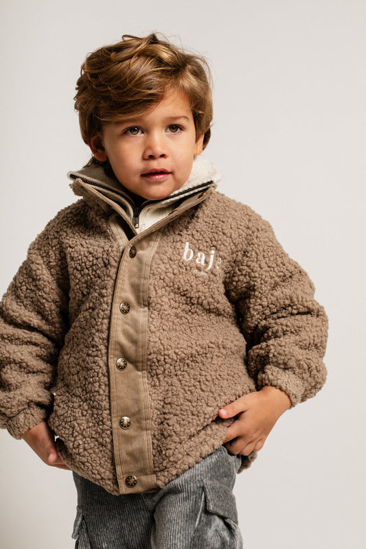 Baje Studio - teddy jacket Rances - brown cacao
