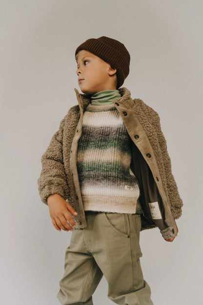 Baje Studio - teddy jacket Rances - brown cacao