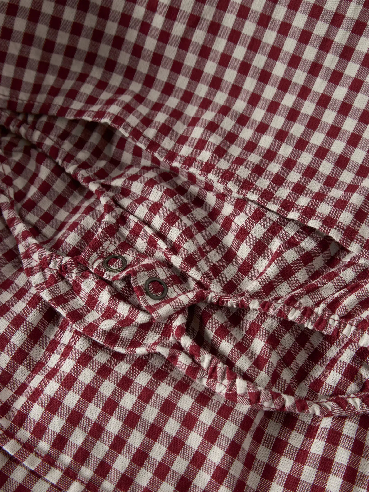 Lil'Atelier - gingham body dress Roanne - biking red
