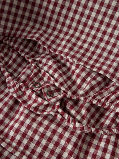 Lil'Atelier - gingham body dress Roanne - biking red