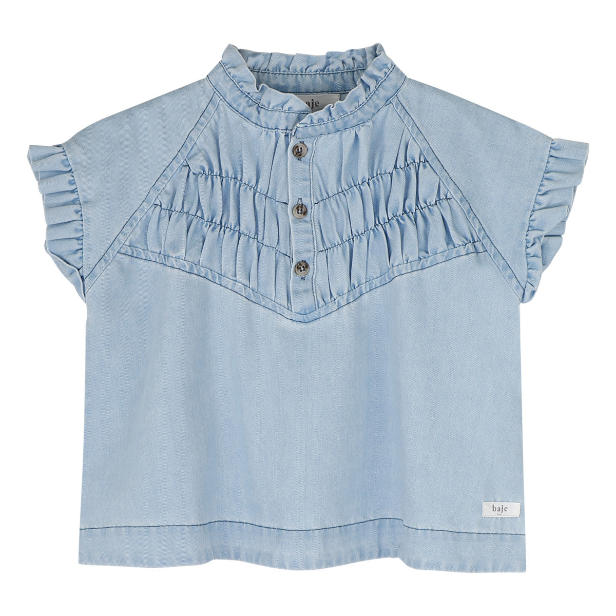 Baje Studio - denim blouse Robin - blue light