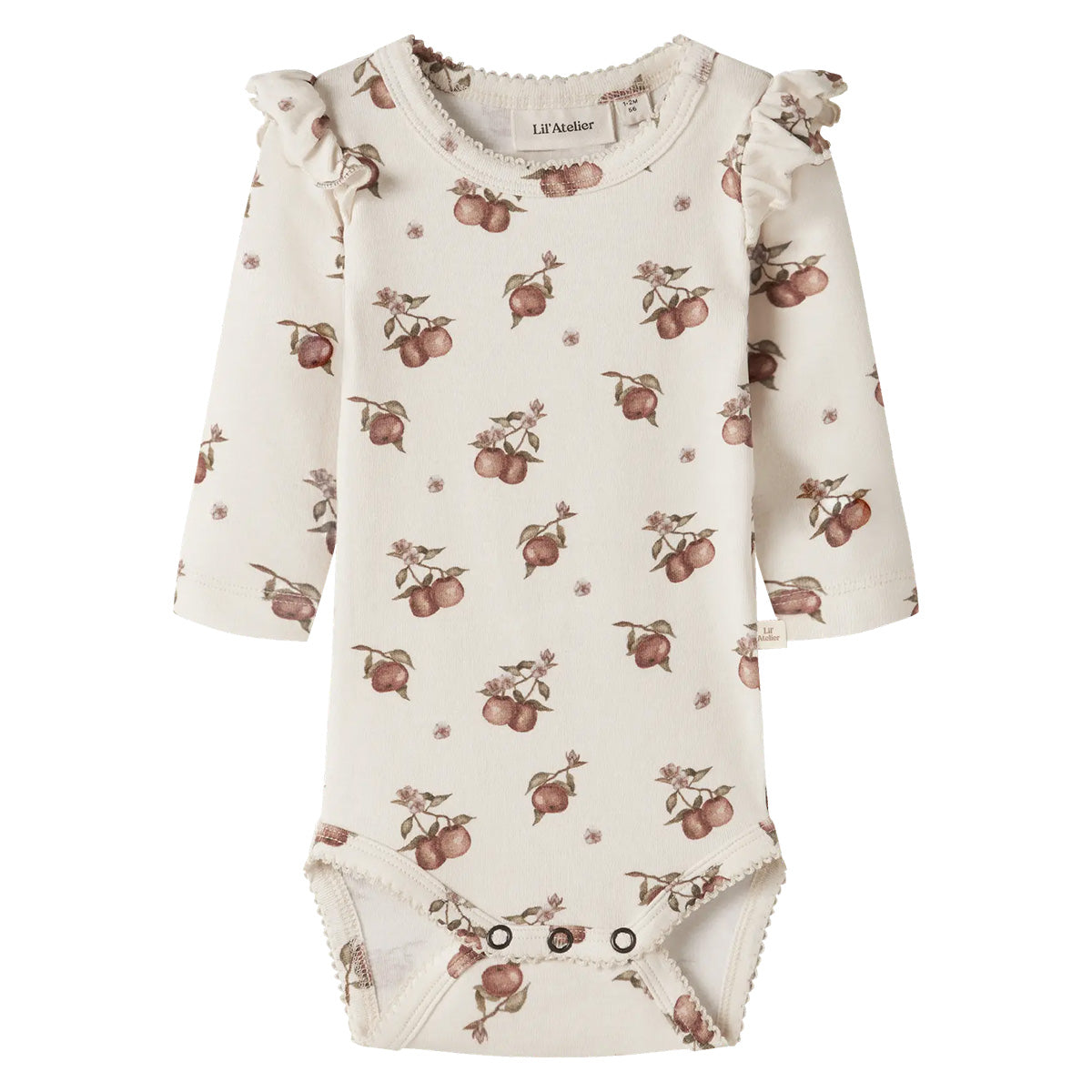 Lil'Atelier - slim fit body apple - turtledove/maple syrup