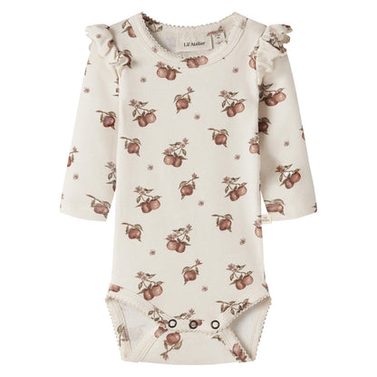 Lil'Atelier - slim fit body apple - turtledove/maple syrup