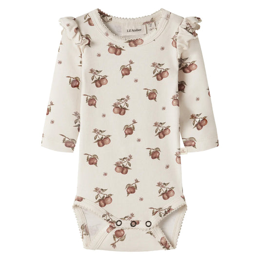 Lil'Atelier - slim fit body apple - turtledove/maple syrup