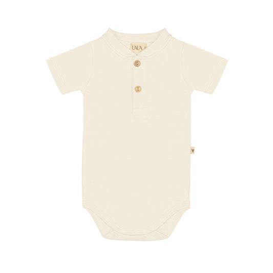 UAUA - romper with buttons - crema