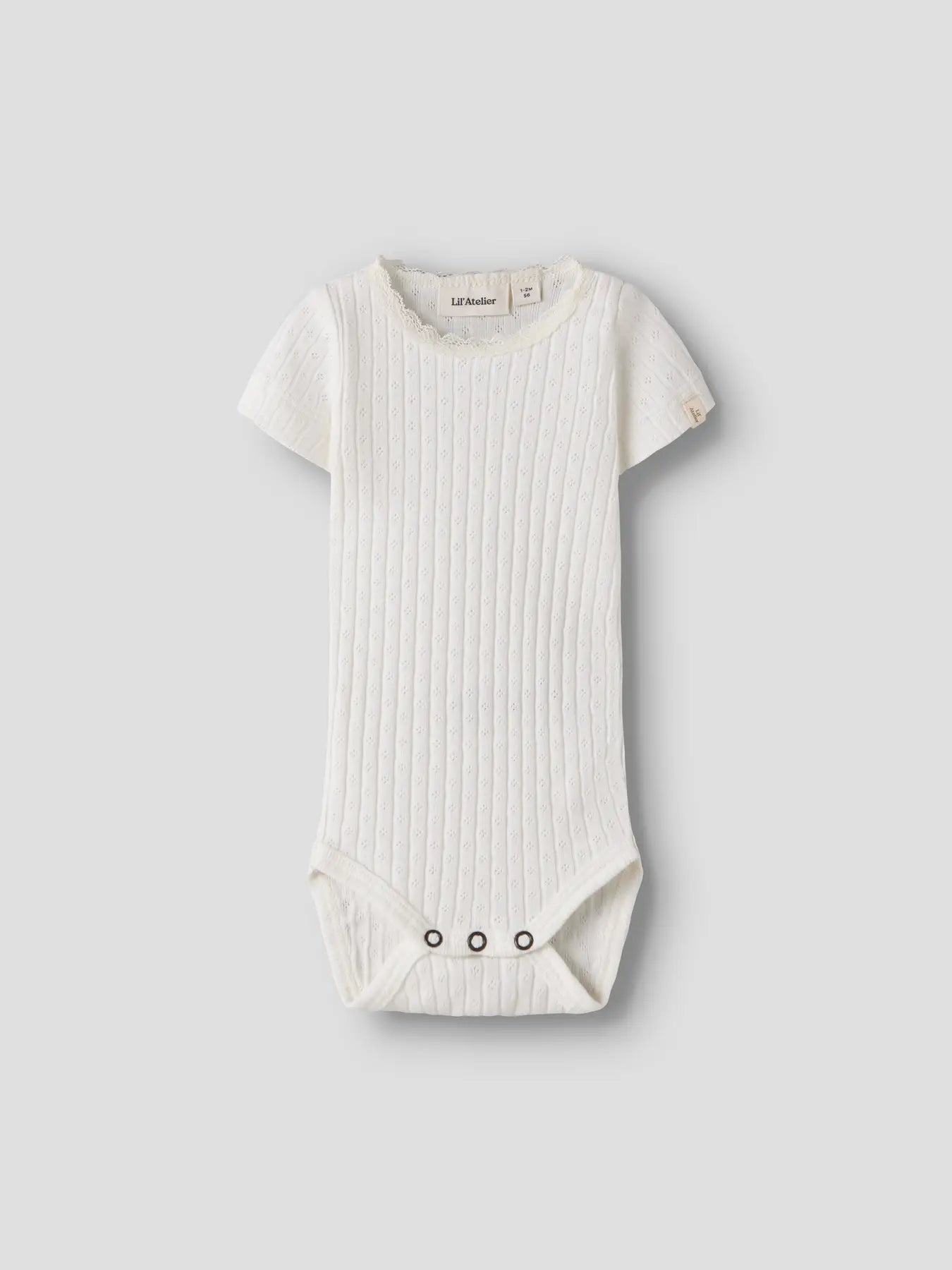 Lil'Atelier - pointelle body - coconut milk