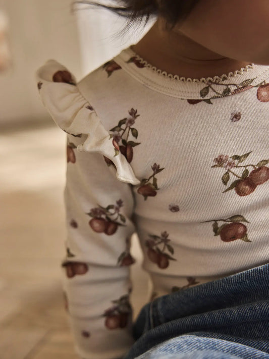 Lil'Atelier - slim fit body apple - turtledove/maple syrup
