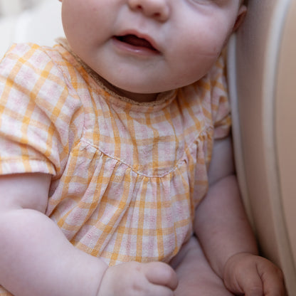 Wheat - romper Margit - yellow check