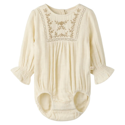Lil'Atelier - woven shirt body - turtledove