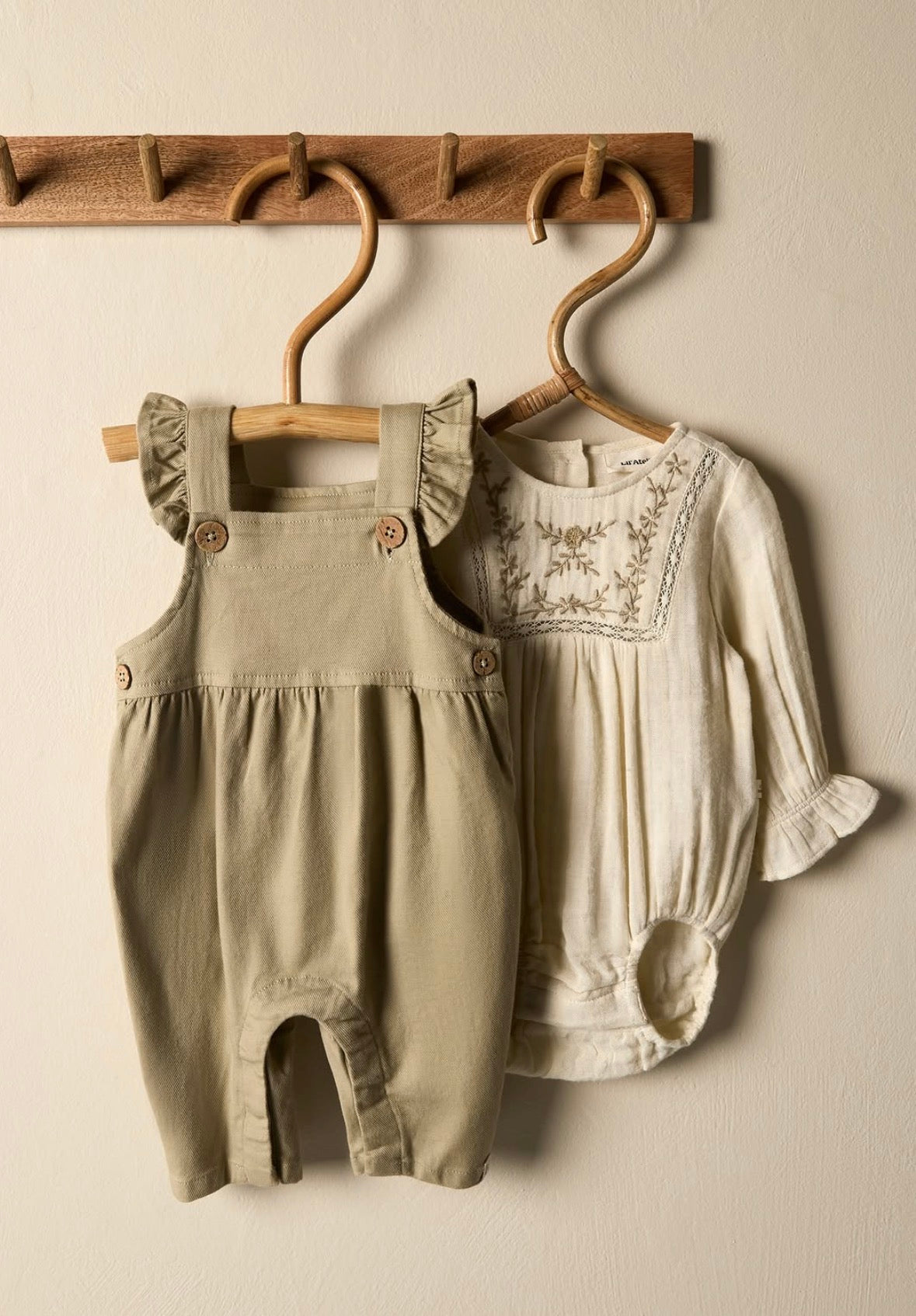 Lil'Atelier - woven shirt body - turtledove