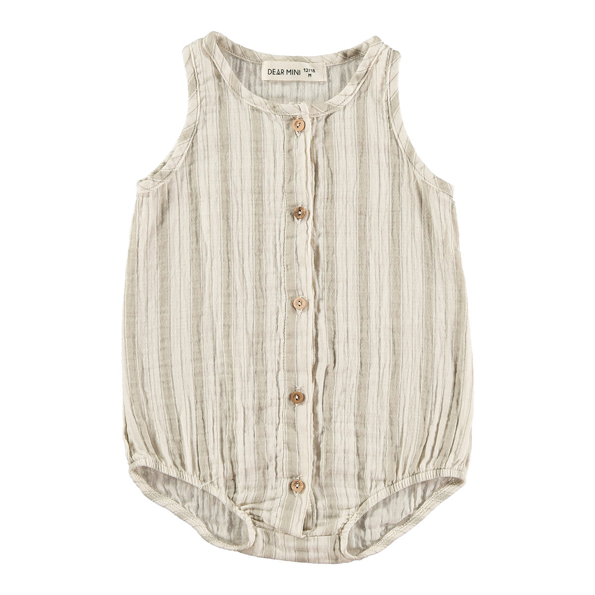 Stripes rustic romper