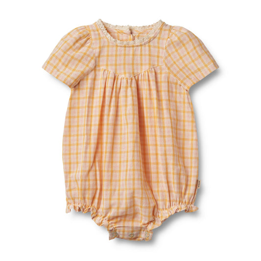 Wheat - romper Margit - yellow check