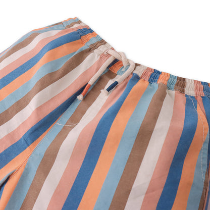 Short Rowan - multicolor stripe