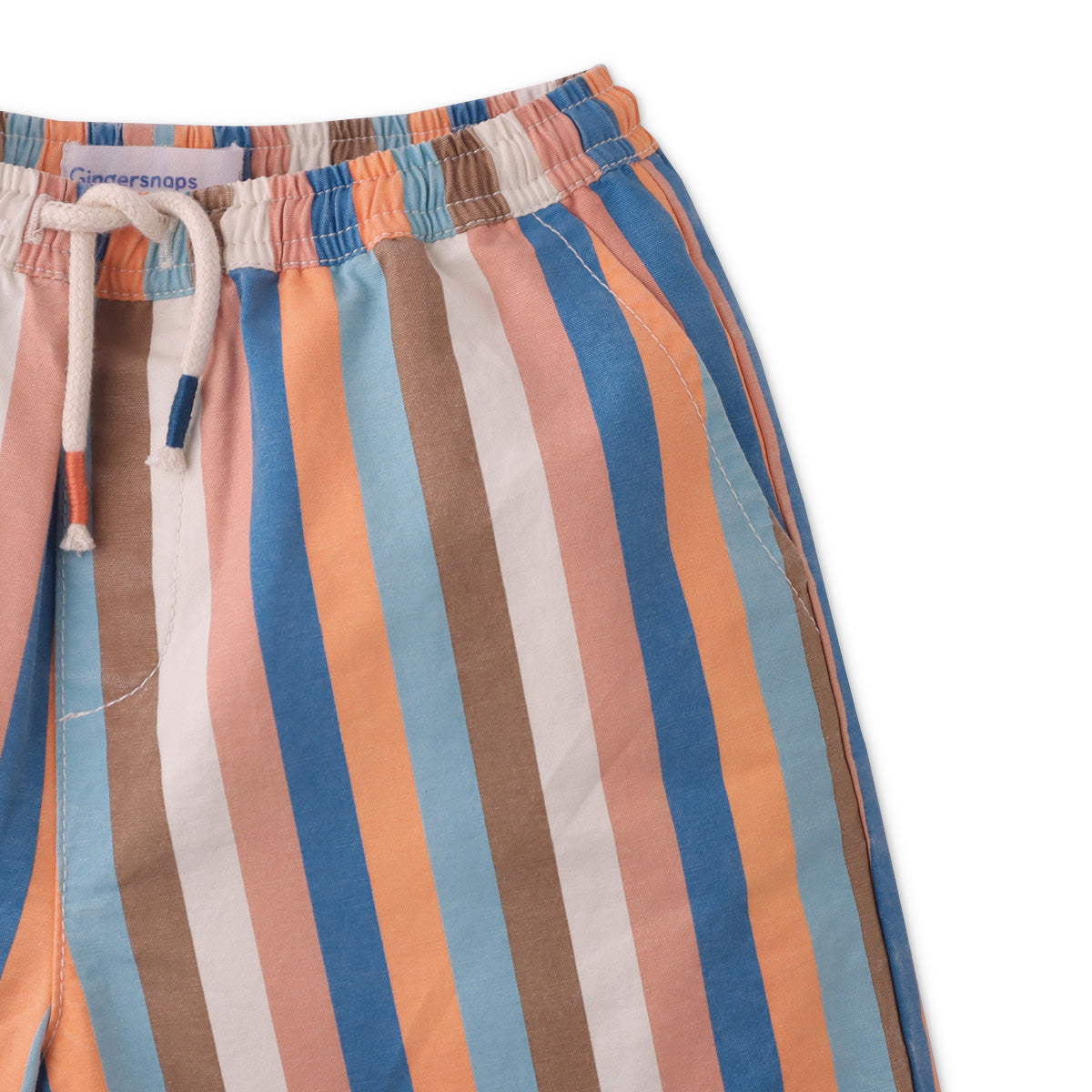 Short Rowan - multicolor stripe