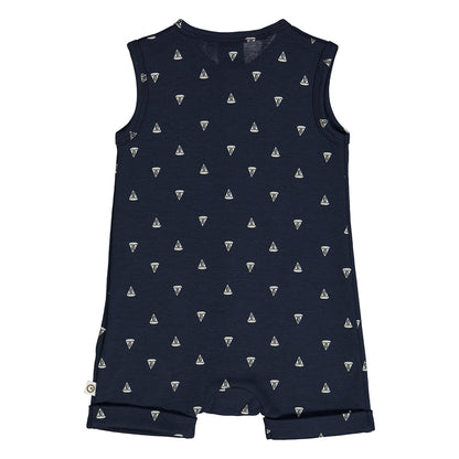 Sailboat sleeveless beach body ~ night blue