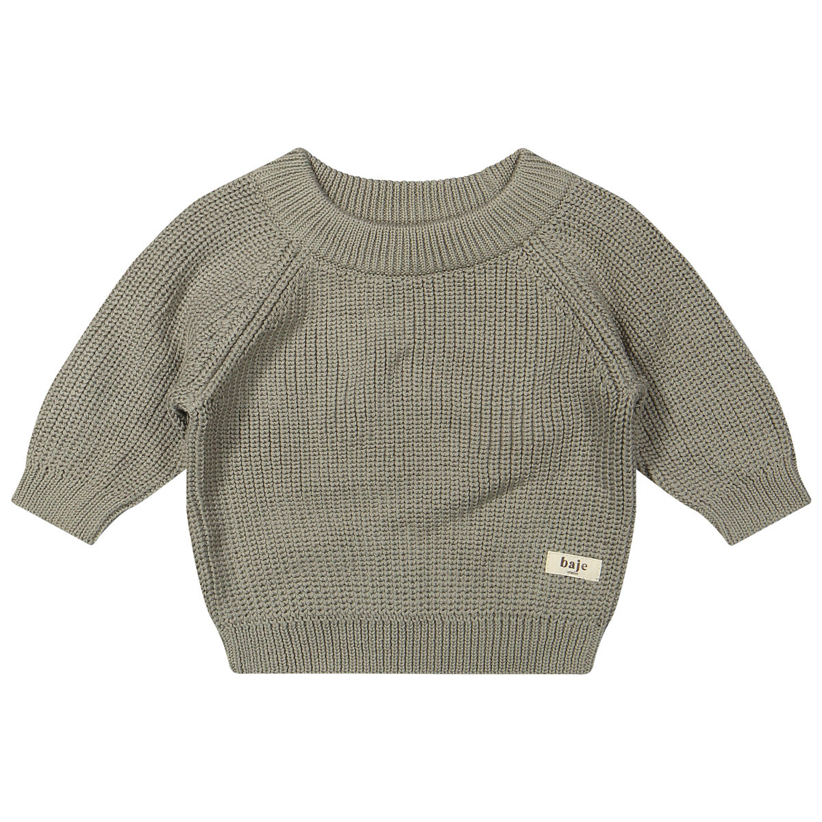 Baje Studio - knitted sweater Santis - green moss