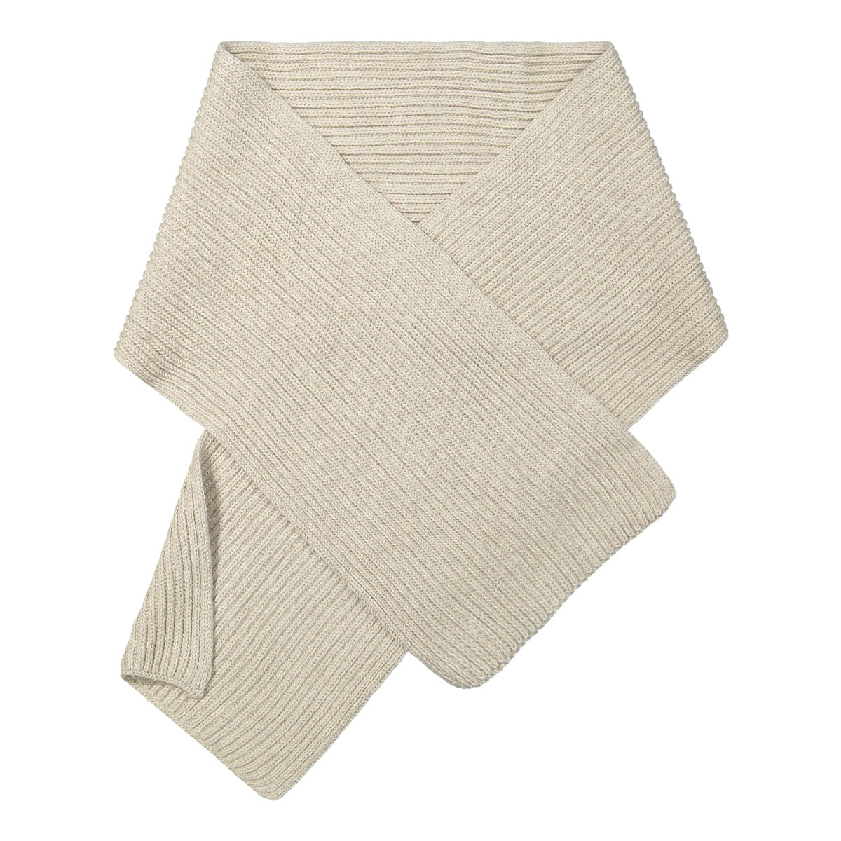Two You Label - knitted scarf - oat