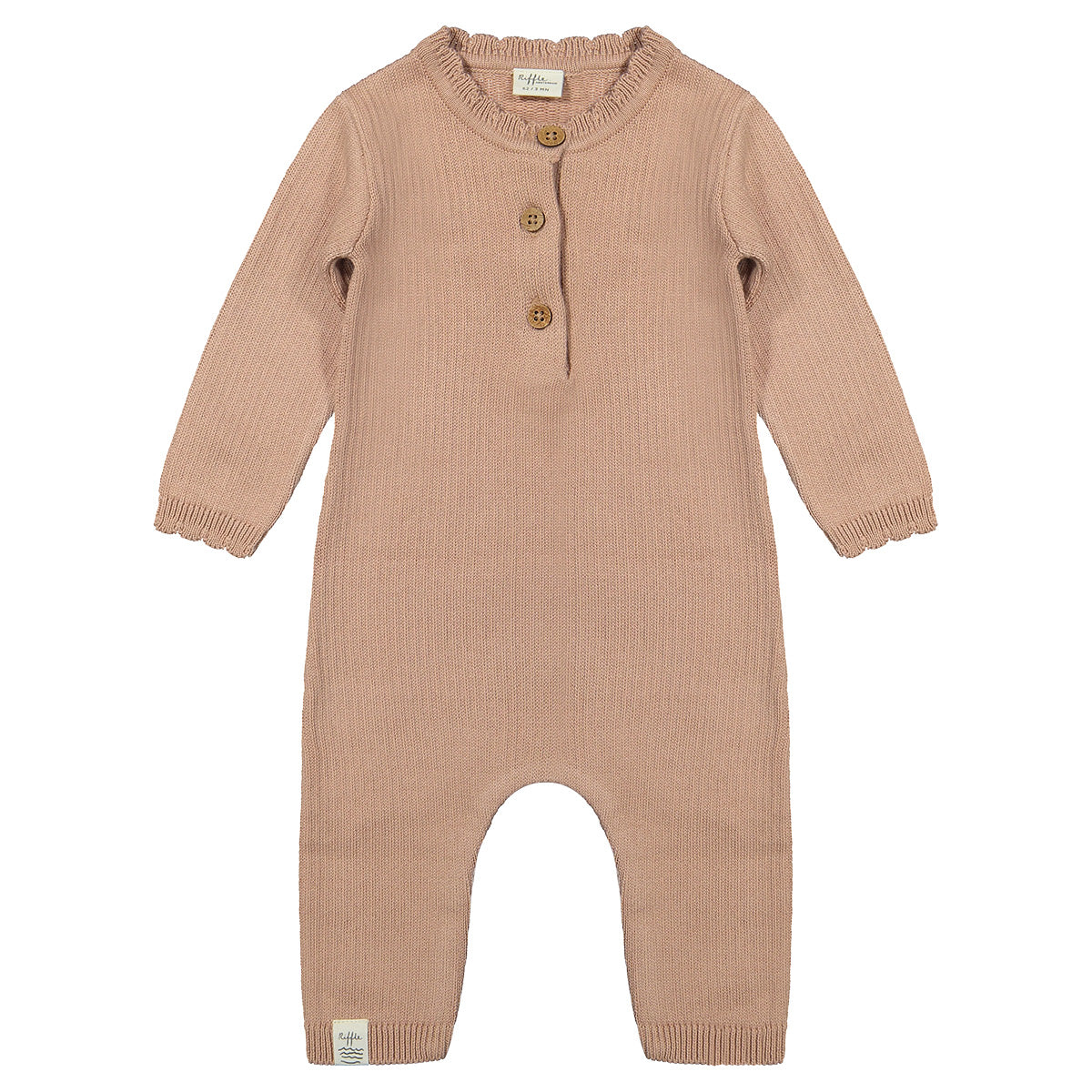 Riffle Amsterdam - knitted jumpsuit Scott - pink