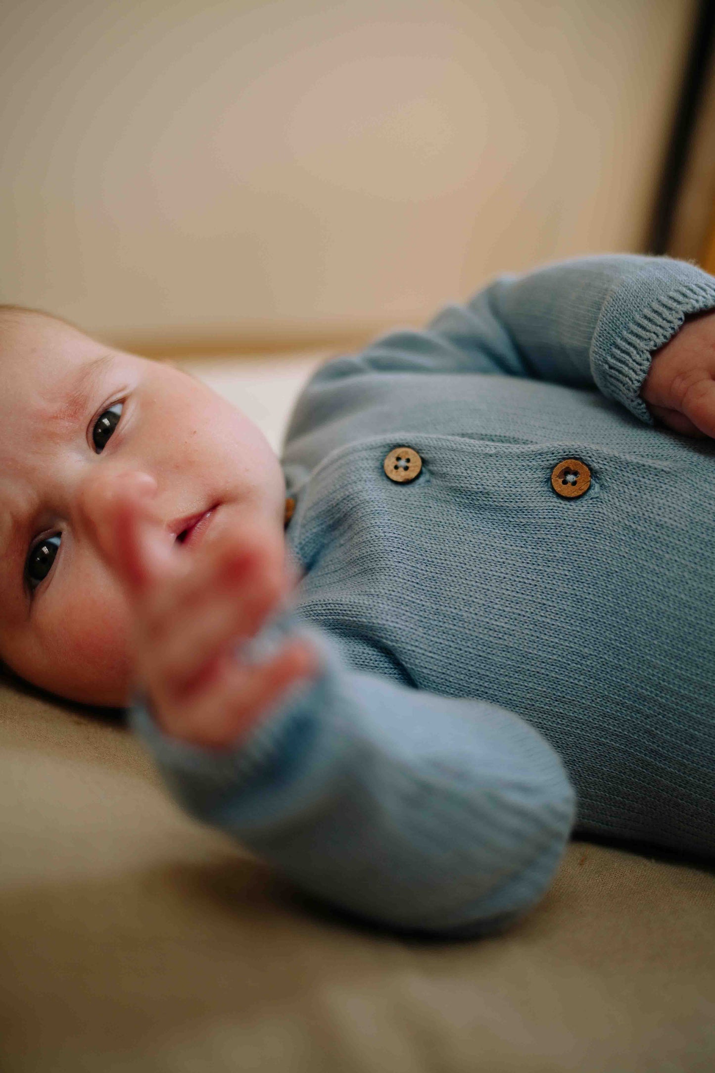 Riffle Amsterdam - knitted jumpsuit Scott - blue