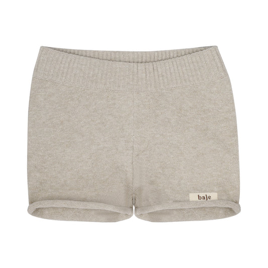 Baje Studio - knitted shorts baby Sebastian - sand melange