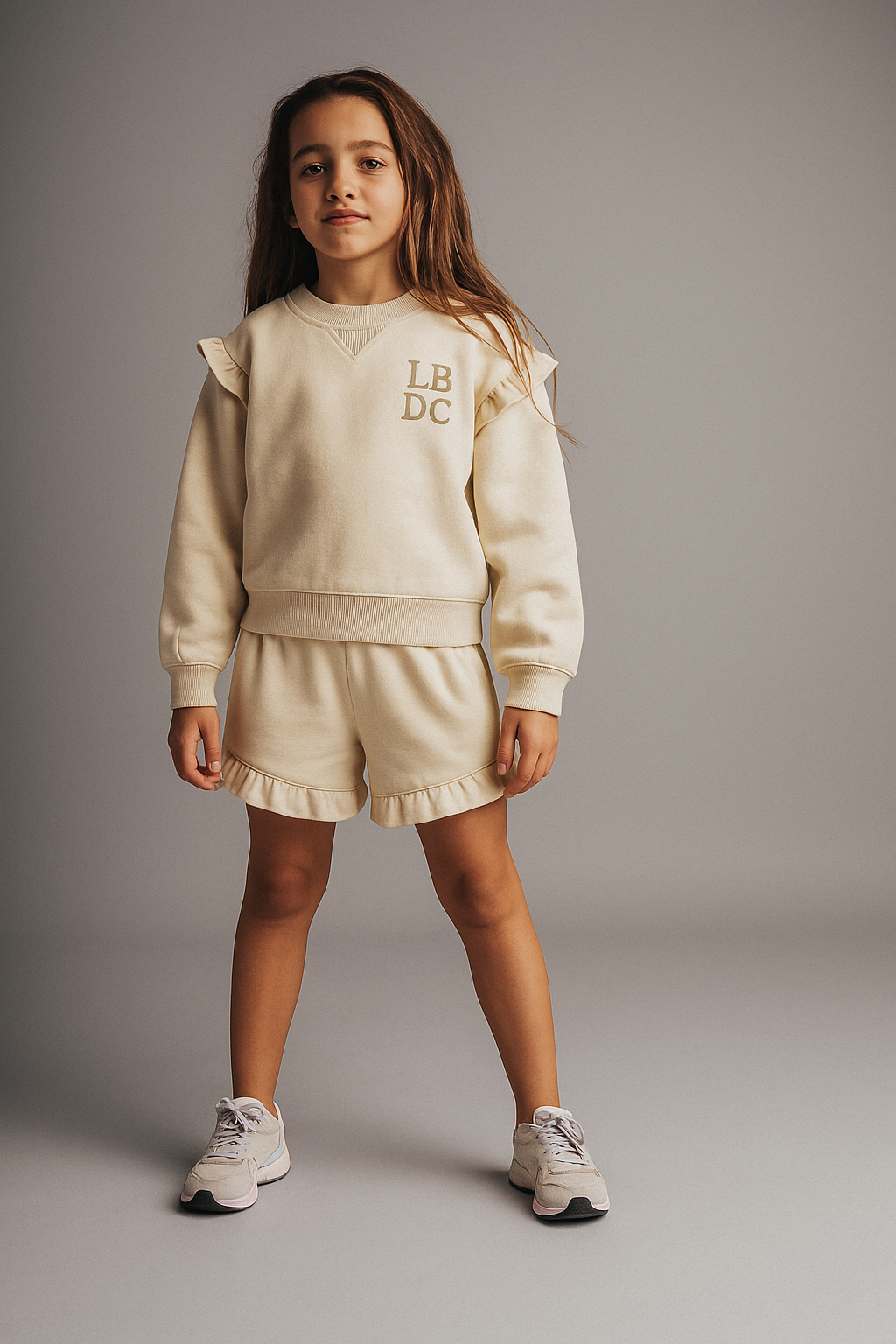 Labo - shorts Loa - beige melange