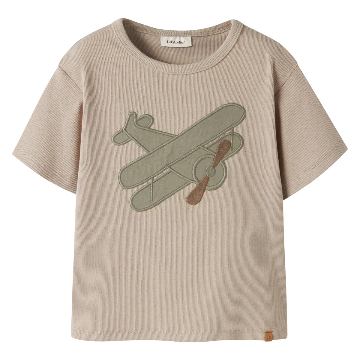 Lil'Atelier - shirt glider plane - oxford tan