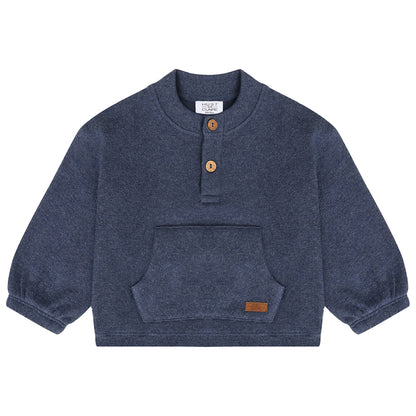 Hust & Claire - sweater Sigurt fine knit - vintage indigo