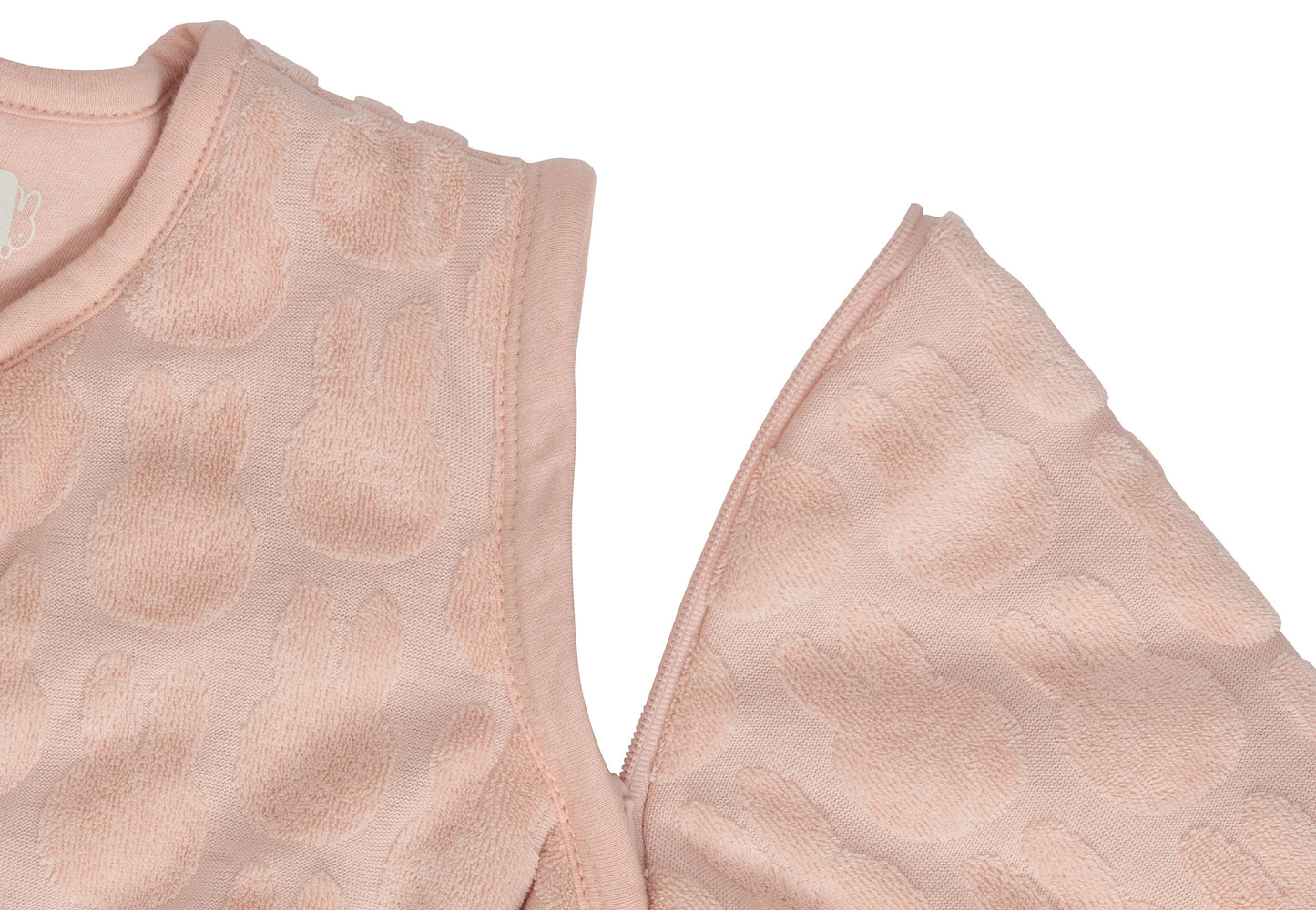 Slaapzak Miffy Jacquard - afritsbare mouwen - wild rose