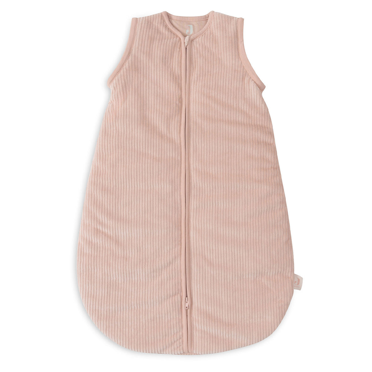 Slaapzak rib rond - afritsbare mouwen - wild rose
