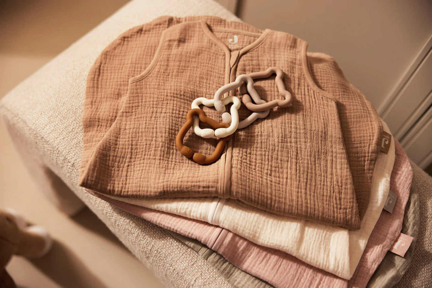 Jollein - slaapzak hydrofiel - biscuit bruin