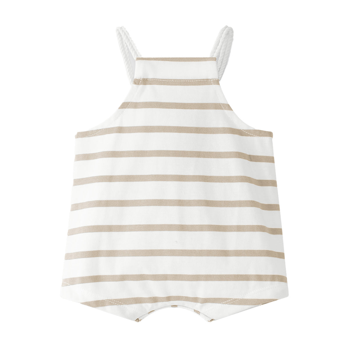 Bib shorts taupe stripe