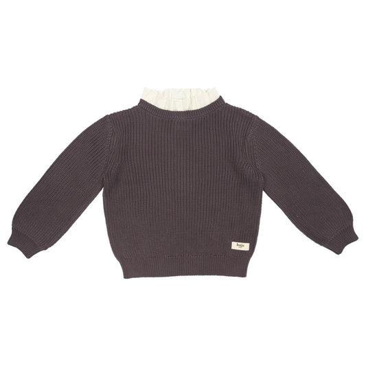 Knitted sweater Soho ~ purple vintage