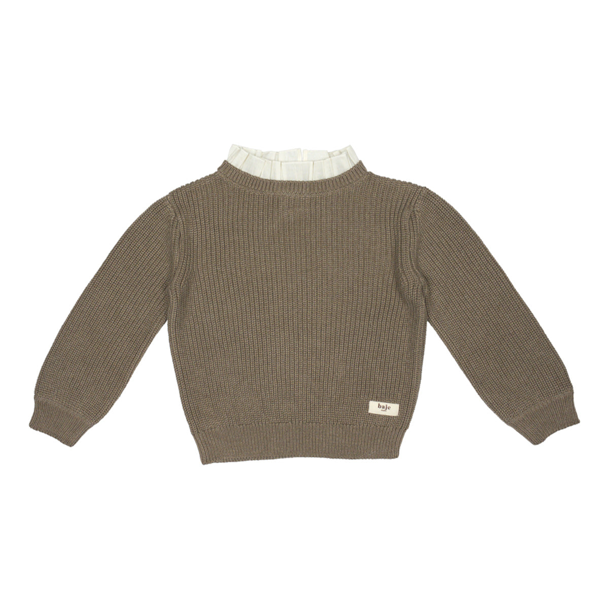 Knitted sweater Soho ~ taupe