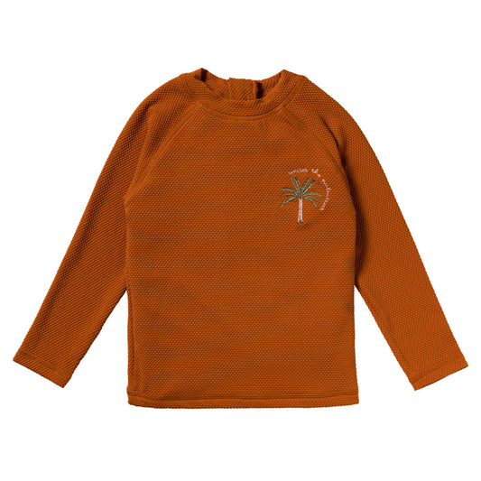 Salted Stories - swim longsleeve - bombay brown