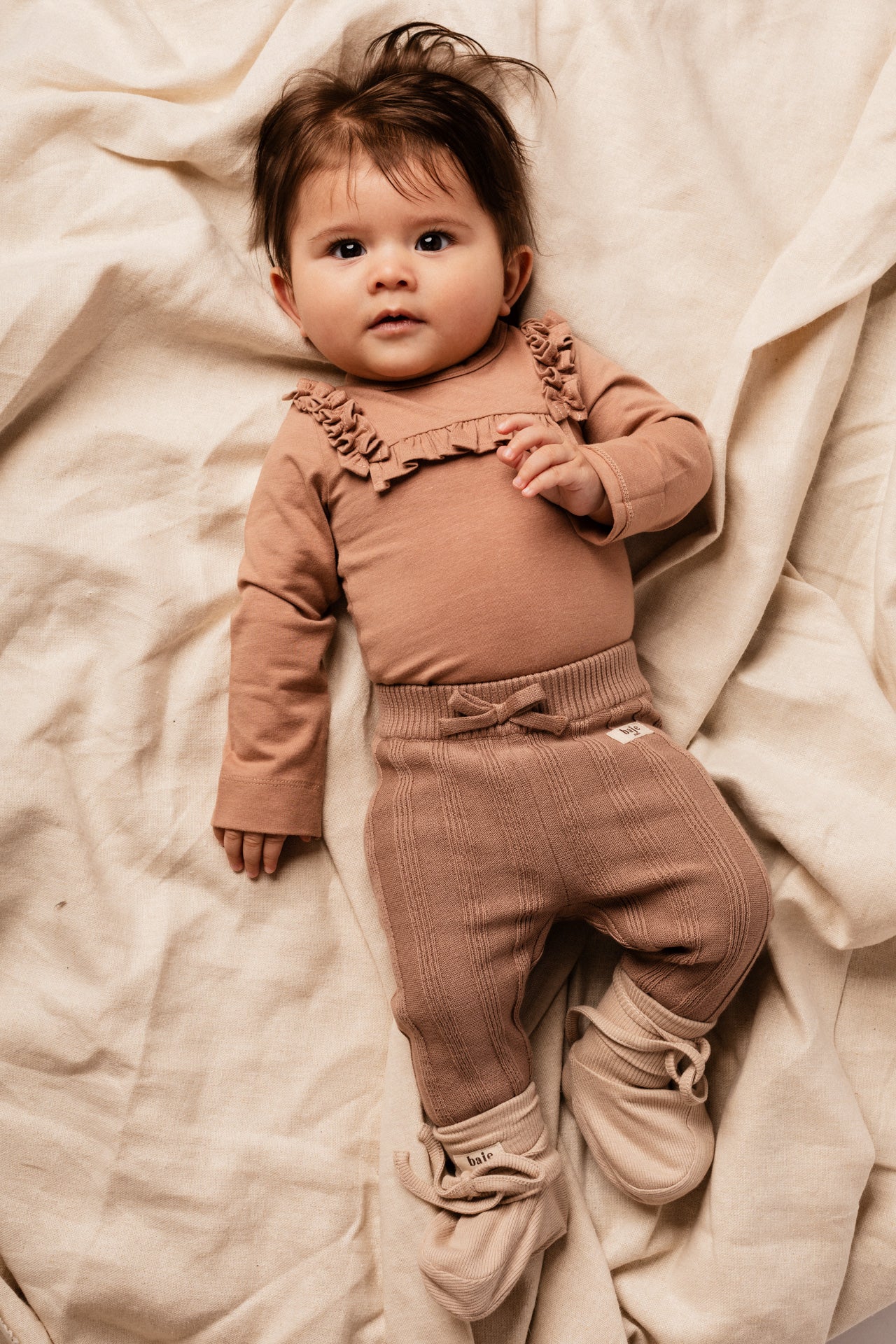 Baje Studio - knitted legging Soral - peach almond