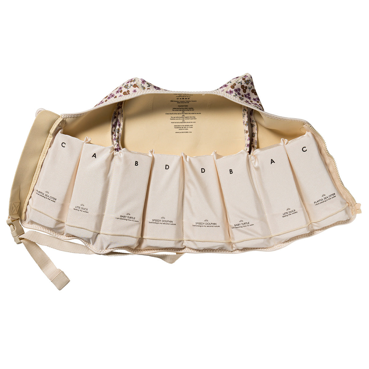 Salted Stories - floating vest Sparkly Flower