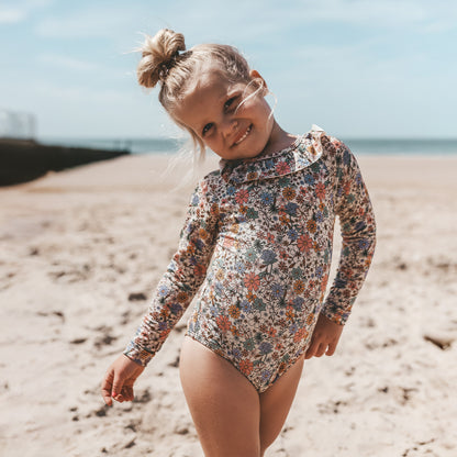 Salted Stories - UV bodysuit - Sparkly Fleurs