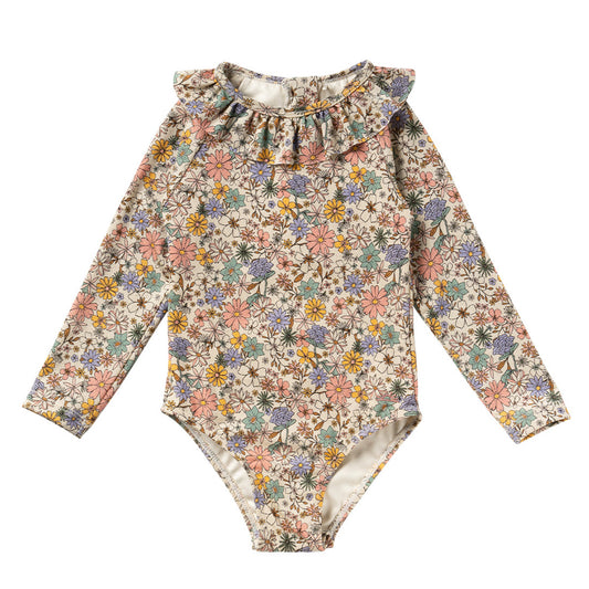 Salted Stories - UV bodysuit - Sparkly Fleurs