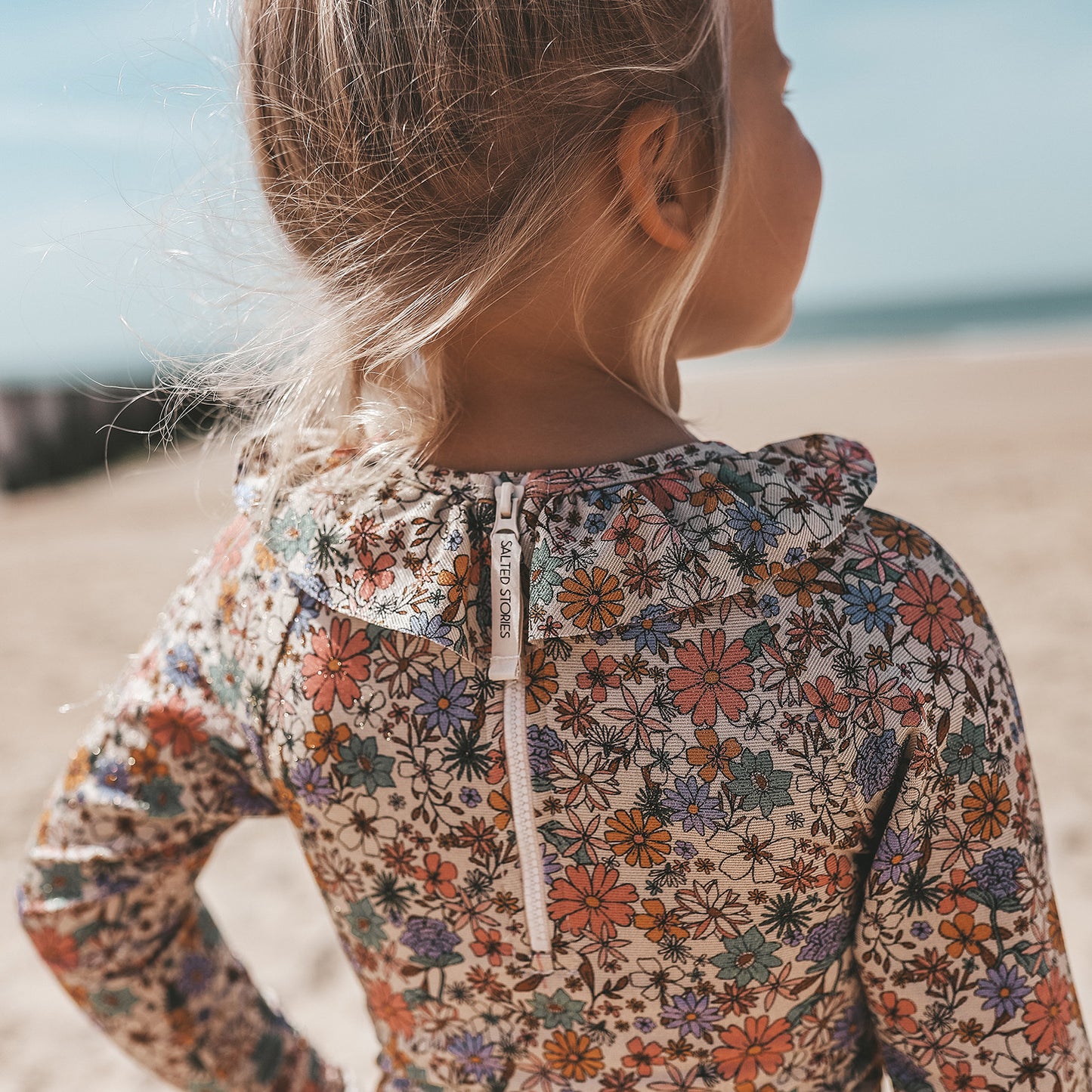 Salted Stories - UV bodysuit - Sparkly Fleurs